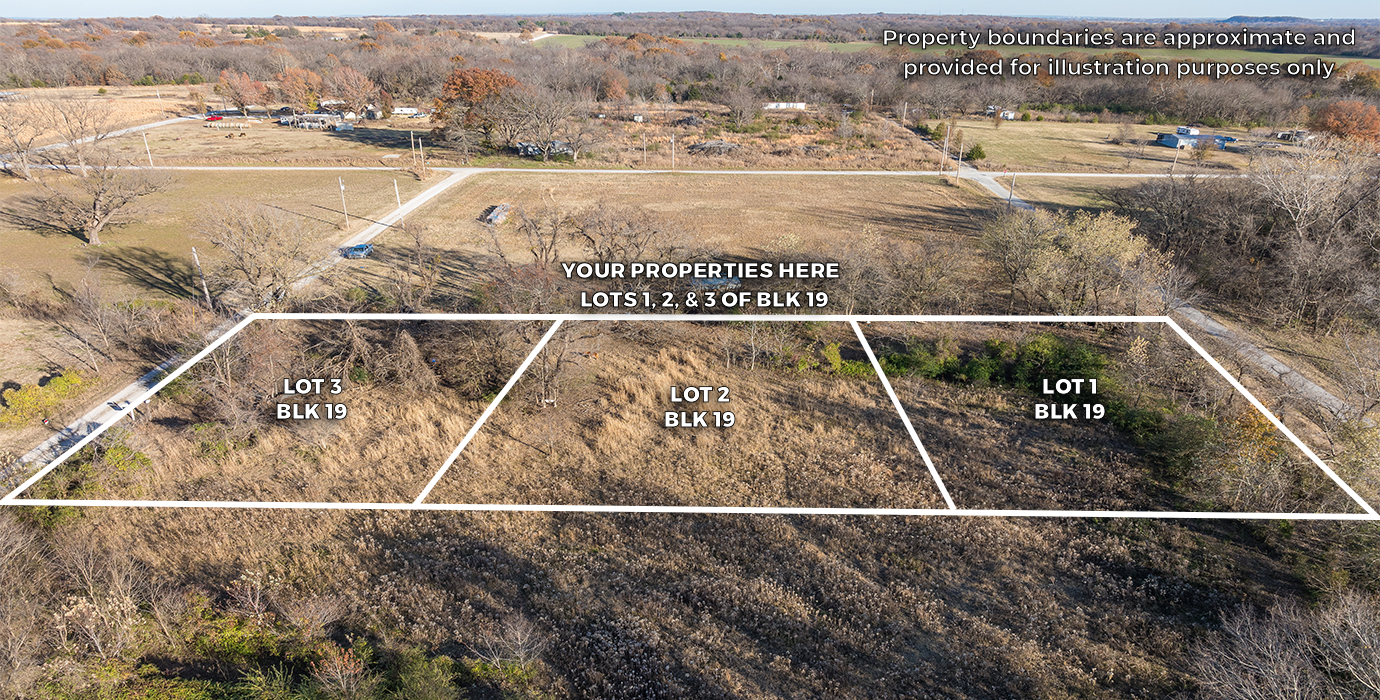 Expandable 3-Lot Property Near Tulsa: Your Country Retreat - 23% off Market Value!