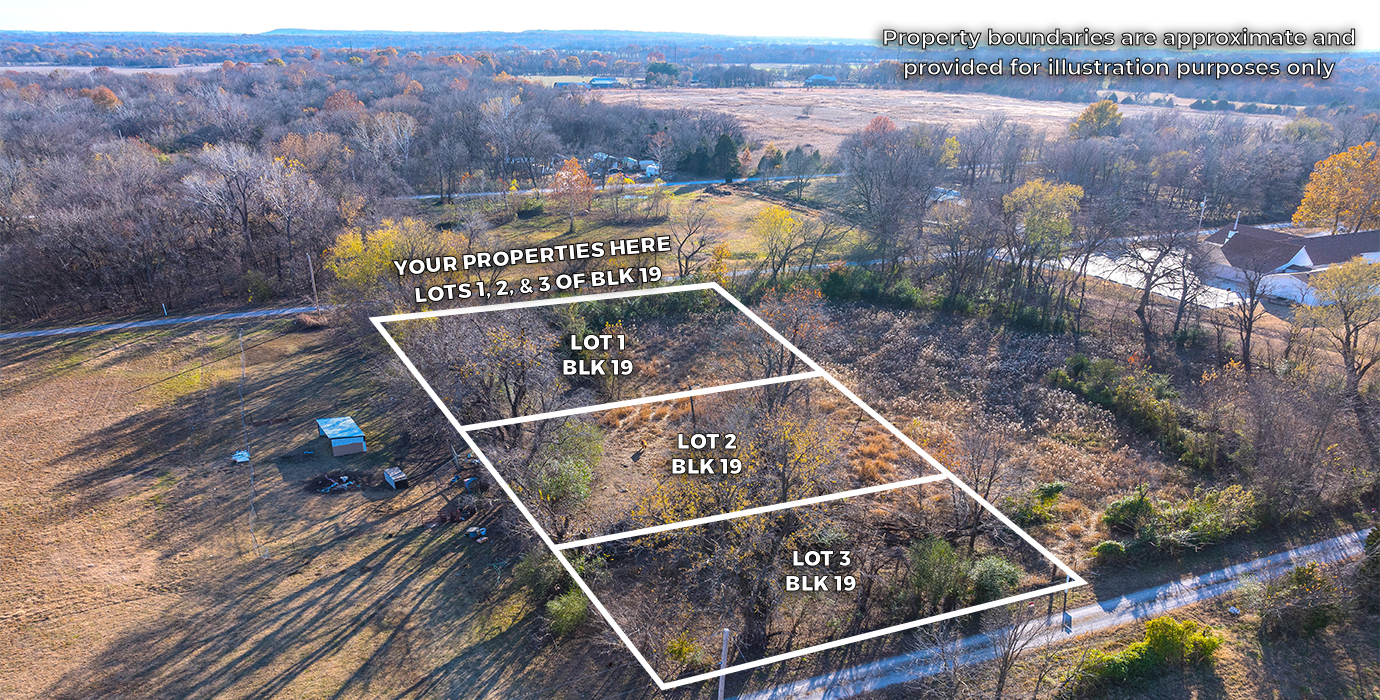 Expandable 3-Lot Property Near Tulsa: Your Country Retreat - 23% off Market Value!