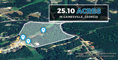 25.10 Acres, 3 Lots, 1 Dream: Georgia's Best Deal! - 23% off Market Value!