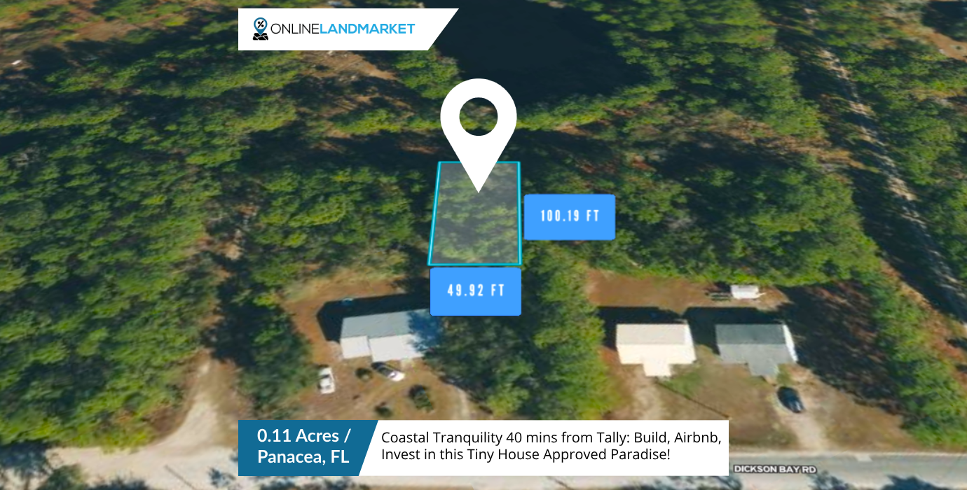 0.11 Acres in Panacea, FL - Coastal Tranquility 40 mins from Tally: Build, Airbnb, Invest in this Tiny House Approved Paradise!