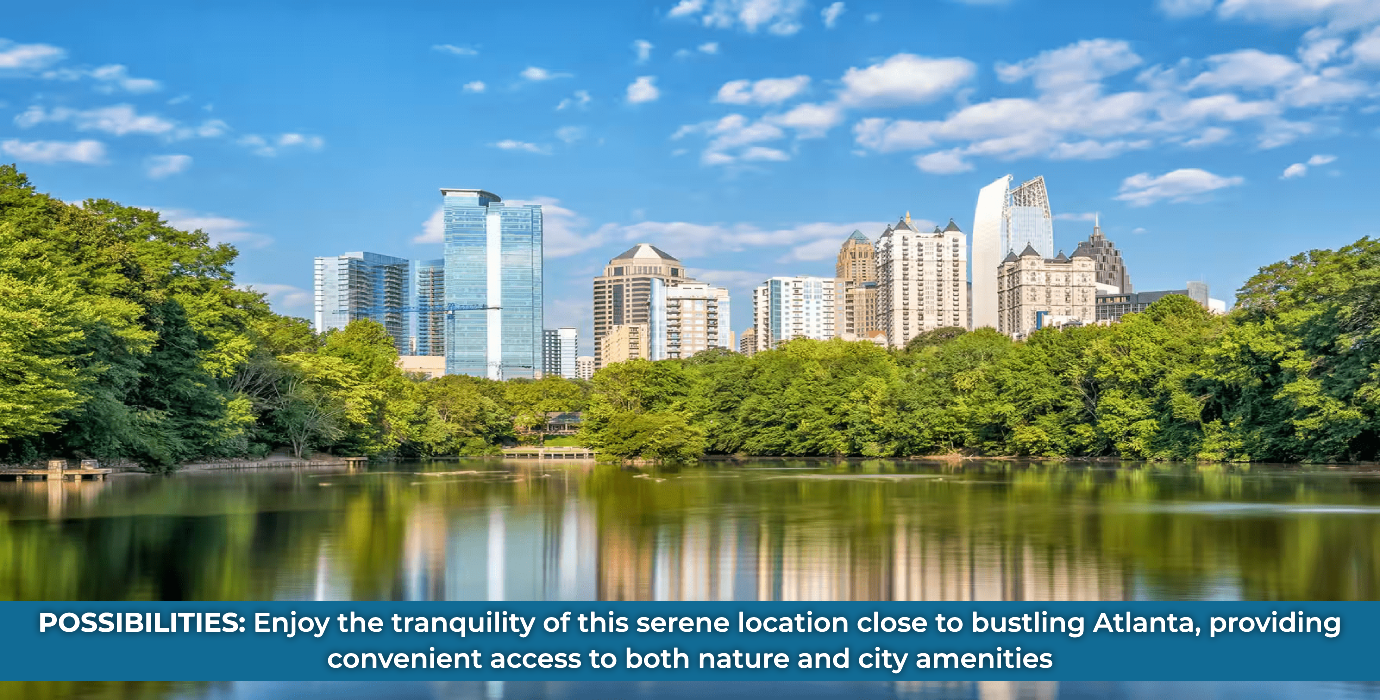 Design Your Perfect Nature Retreat Near Thriving Atlanta & Enjoy Urban-Nature Harmony!