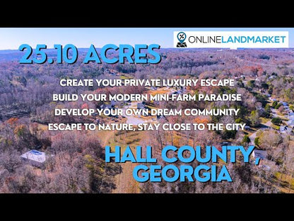 25.10 Acres, 3 Lots, 1 Dream: Georgia's Best Deal! - 23% off Market Value!