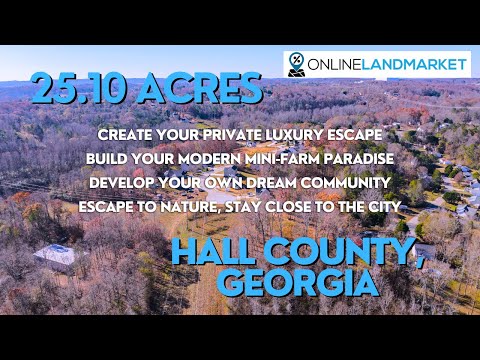 25.10 Acres, 3 Lots, 1 Dream: Georgia's Best Deal! - 23% off Market Value!